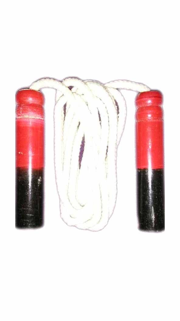 Cotton Skipping Rope with Wooden Handle Pro